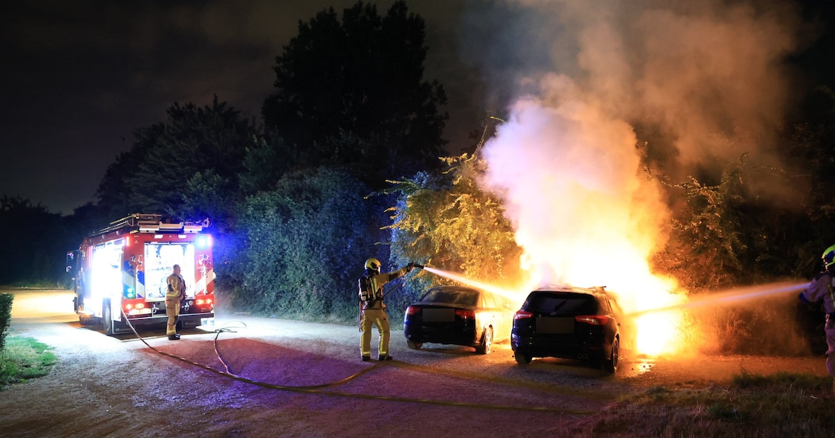 Geparkeerde auto uitgebrand aan Korftlaan in Delft