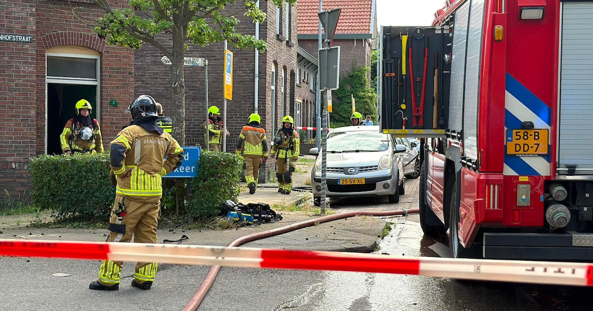 Grote brand op Spoorstraat in Nuth