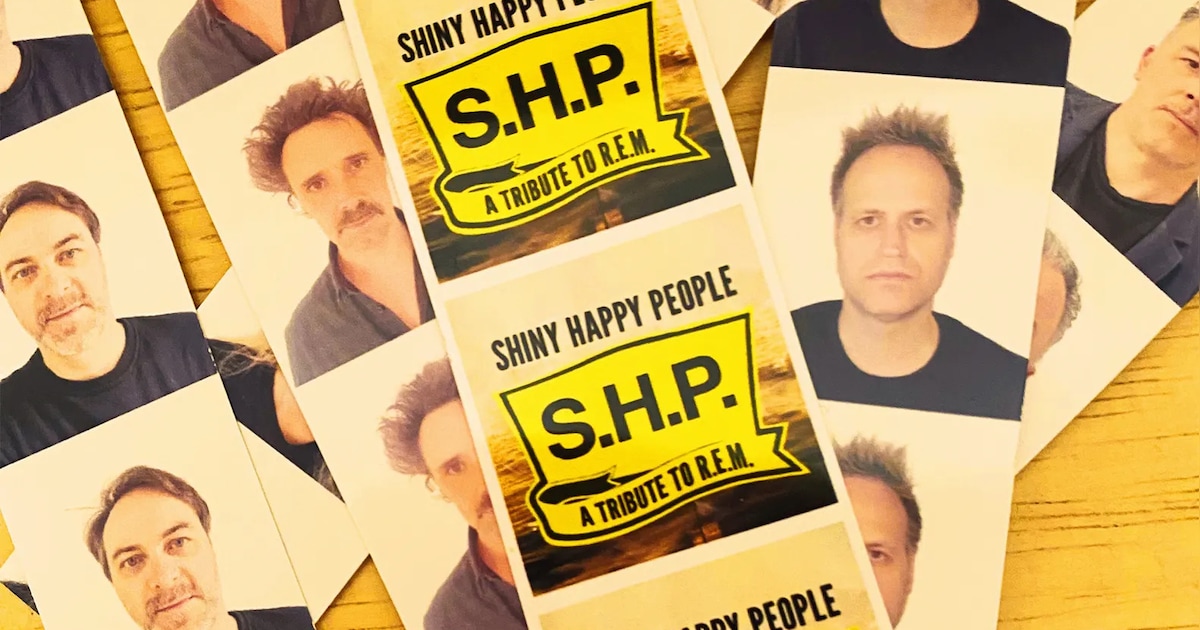 R.E.M.-tribute Shiny Happy People speelt zaterdag in Het Podium in Hoogeveen
