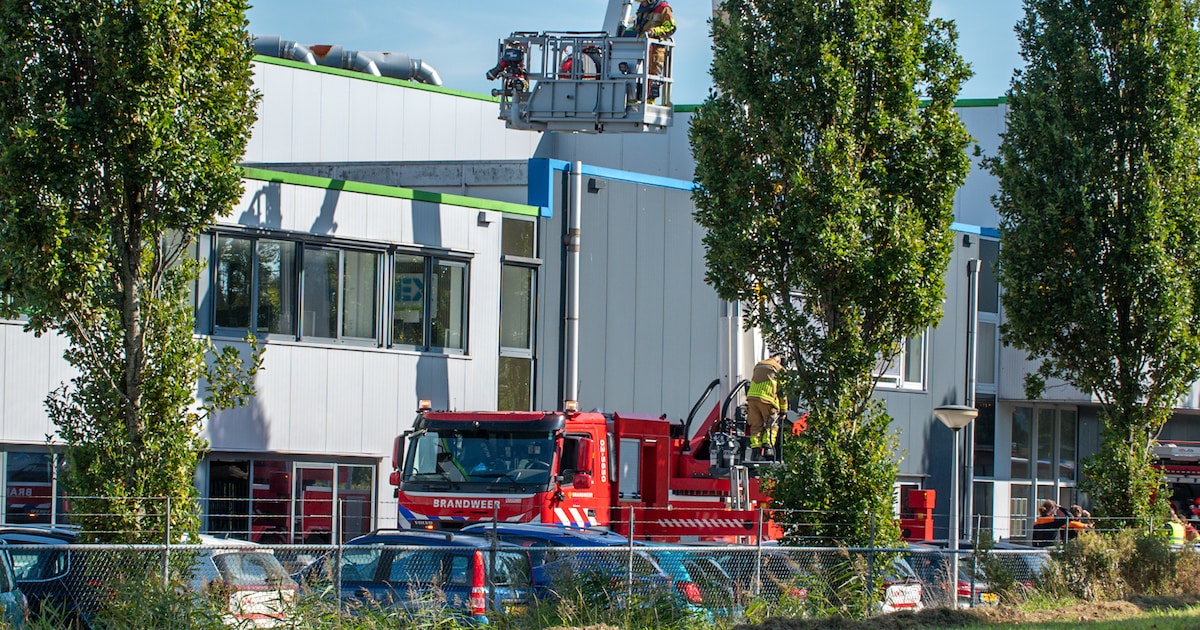 Tientallen medewerkers van wasserijbedrijf geëvacueerd nadat droger in brand vliegt in Bolsward