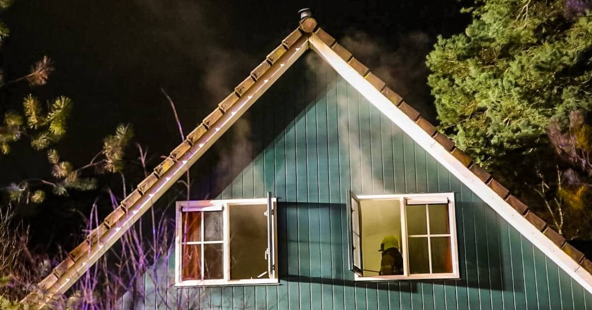 Brand in sauna van bungalow op vakantiepark Coldenhove in Eerbeek