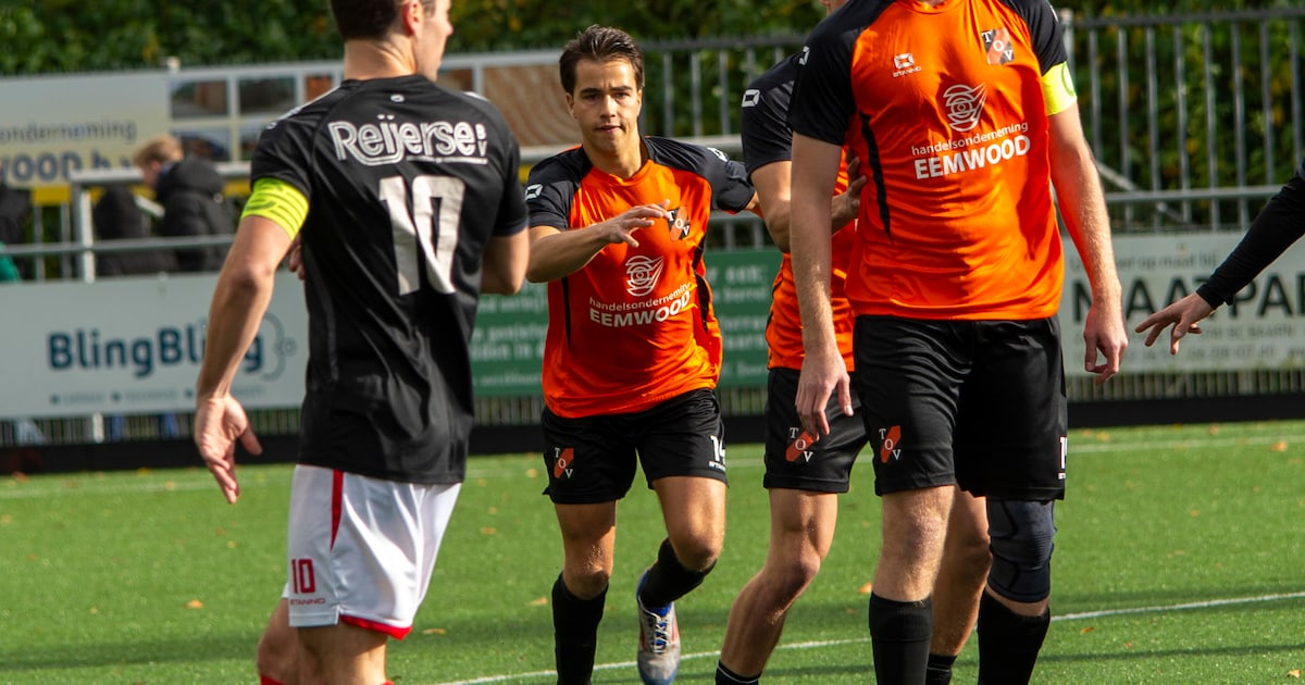 Thomas van den Abeelen na buikproblemen bij TOV terug op het veld: ‘Ik voelde weer echt die vreugde’