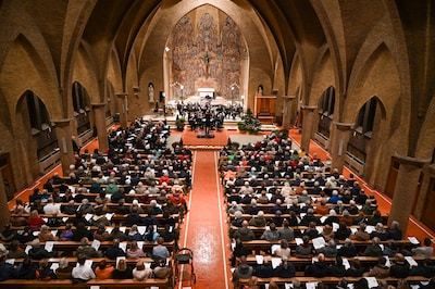 Meezingkerstconcert in Soest van muziekvereniging PVO