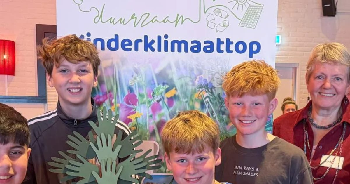 Basisschool Speel- en Werkhoeve wint Kinderklimaattop in Bodegraven