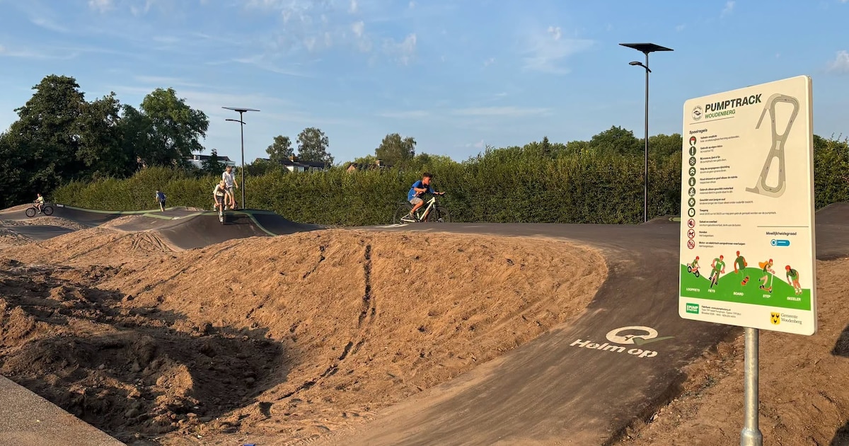 Eerste deel van sport- en spelpark Woudenberg klaar: skate- en fietsparkoers geopend