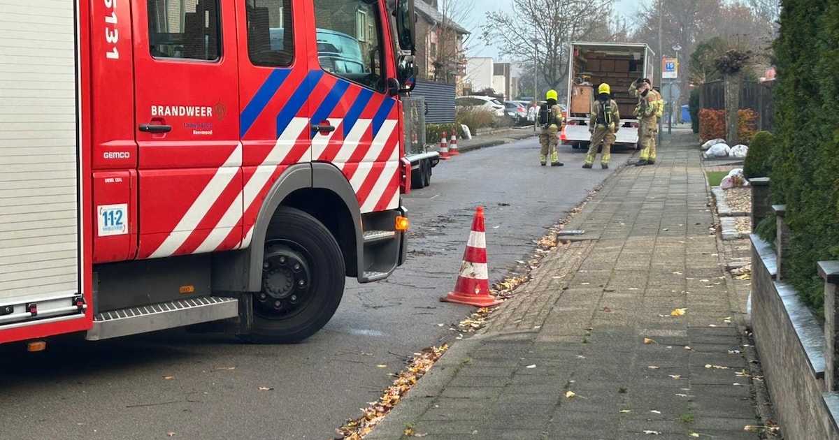 Gaslekkage op Gravin Annastraat in Horn, straat afgesloten