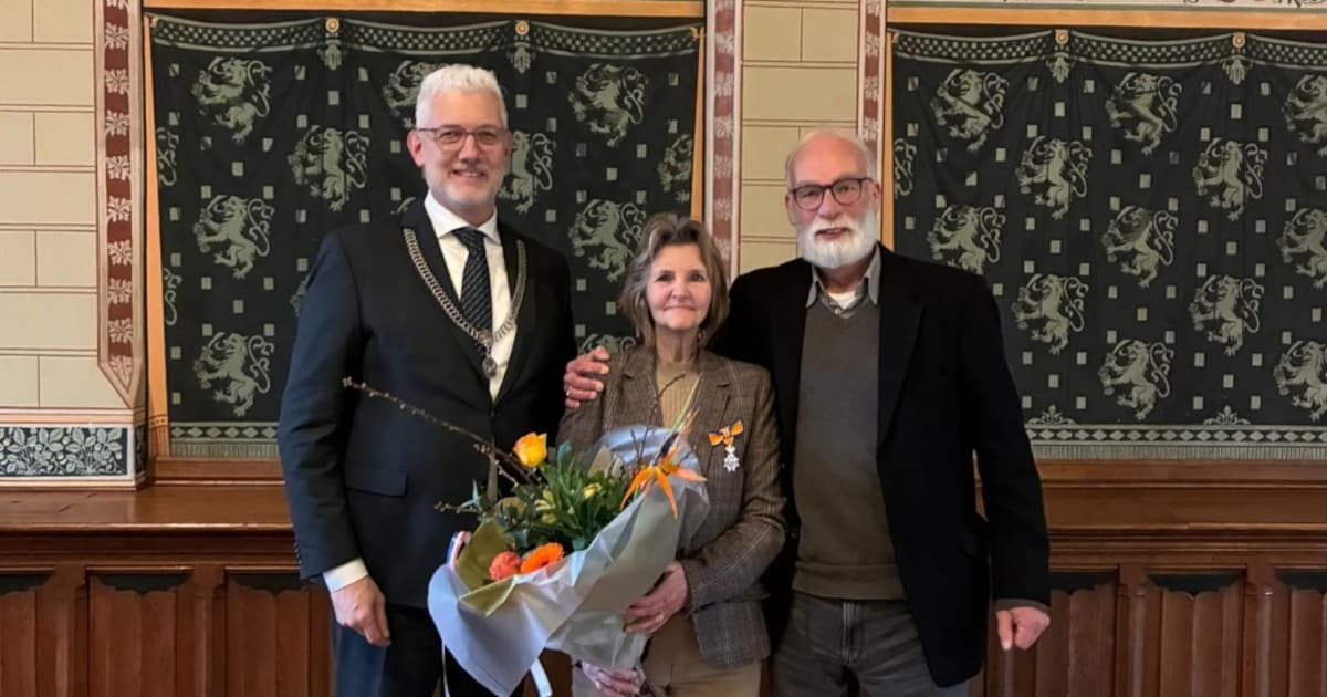 Koninklijke onderscheiding voor Ineke Dilling-Scheeringa in Assen