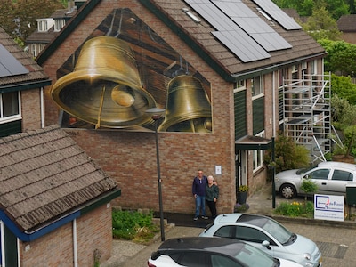 JanIsDeMan voorziet Nieuwegein van nieuwste kunststukje op de muur: ‘Het moest niet schreeuwen, maar