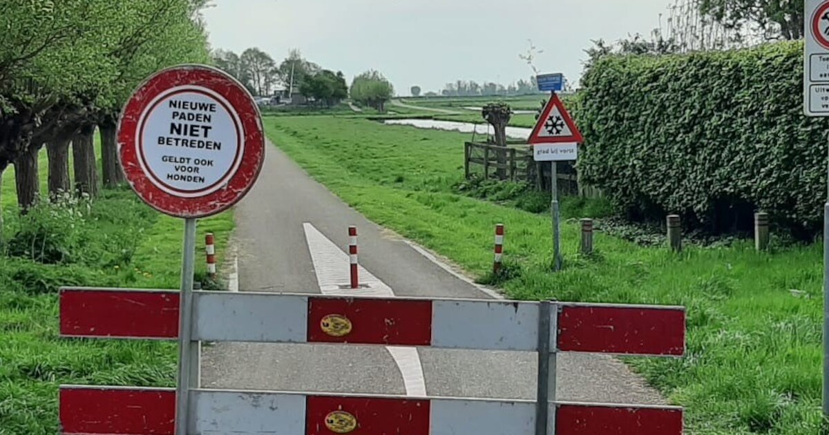 Onderhoud aan fietspad in Akersloot: fietspad tijdelijk afgesloten | Alkmaar