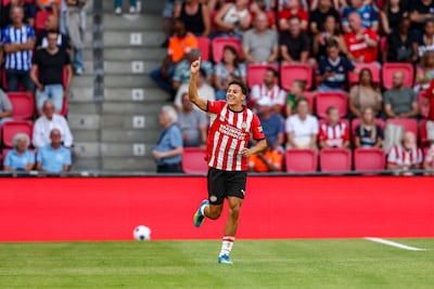 Talent Amir Bouhamdi zet PSV op voorsprong in derby tegen FC Eindhoven