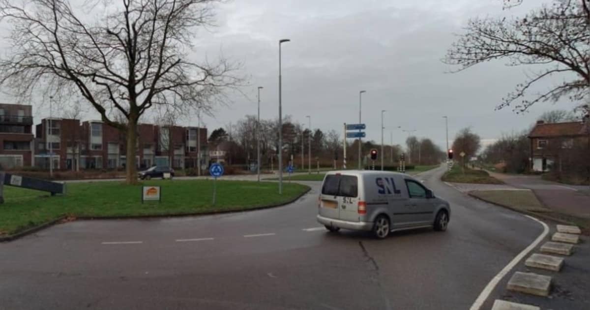 ‘Pizza-rotonde’ in Beverwijk krijgt nieuw ontwerp en 56 extra bomen