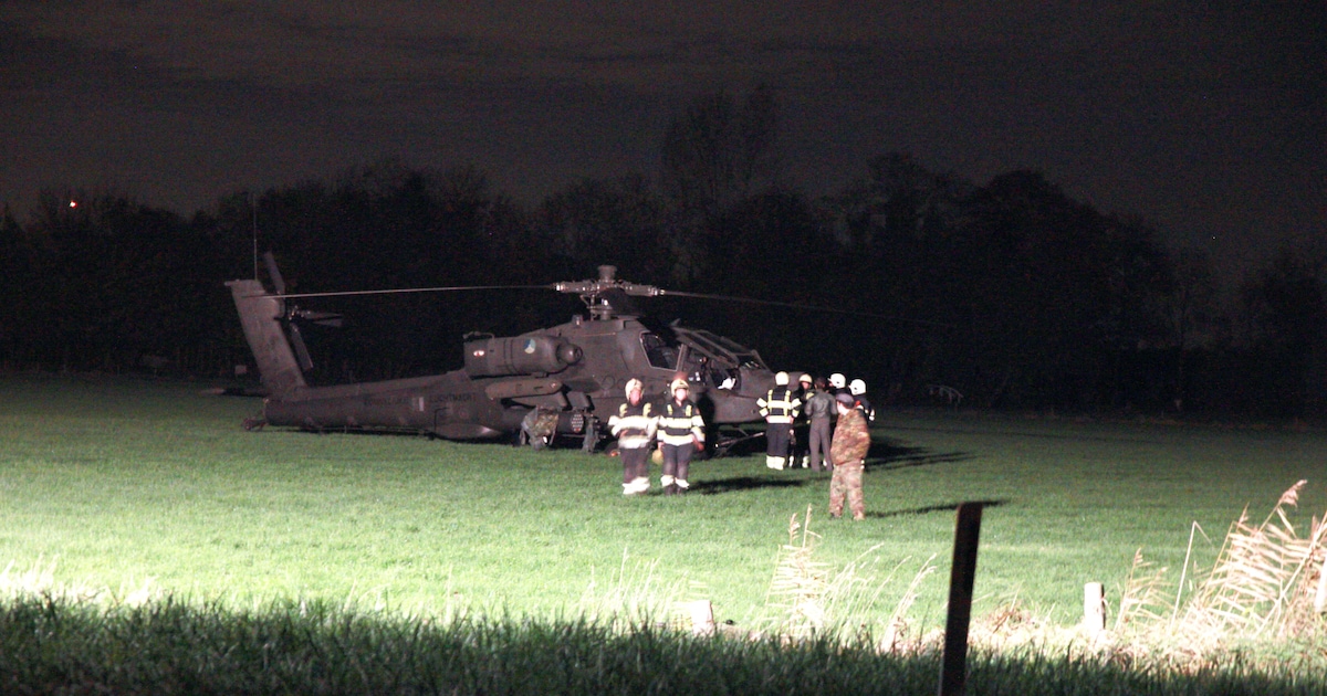 Apache raakt bliksemdraden hoogspanningslijn: tienduizenden zonder ...