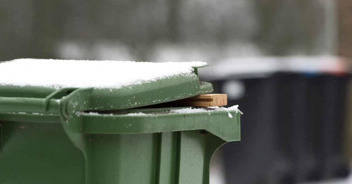 Afvalinzameling in Terneuzen uitgesteld door winterweer