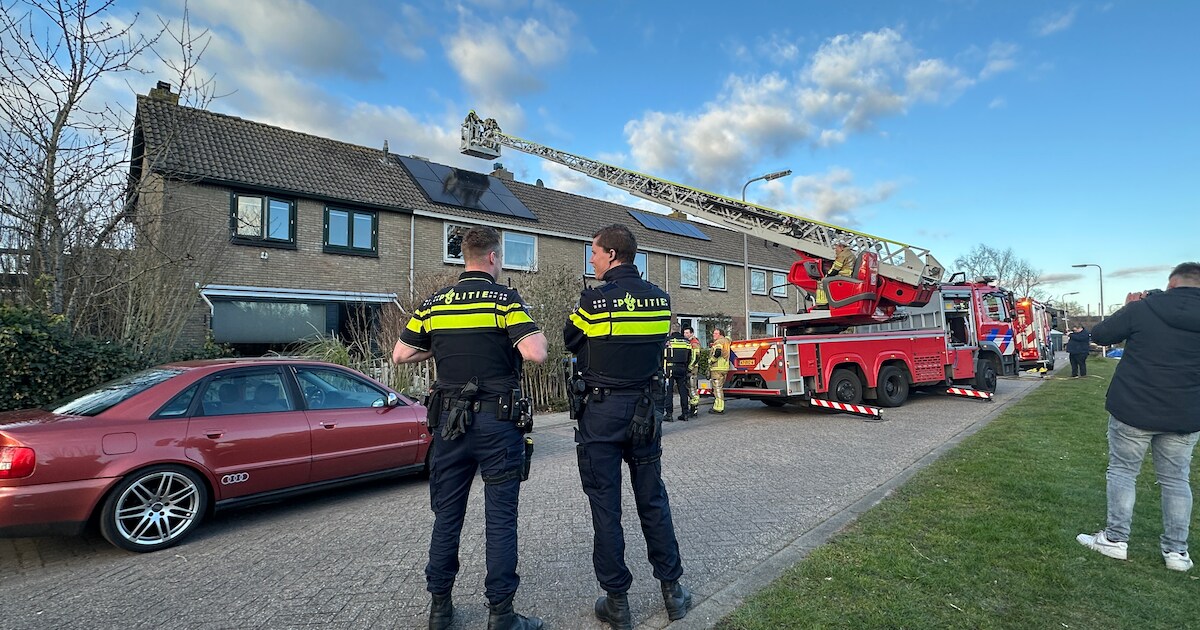 Woningbrand op Jaagpad in Haastrecht
