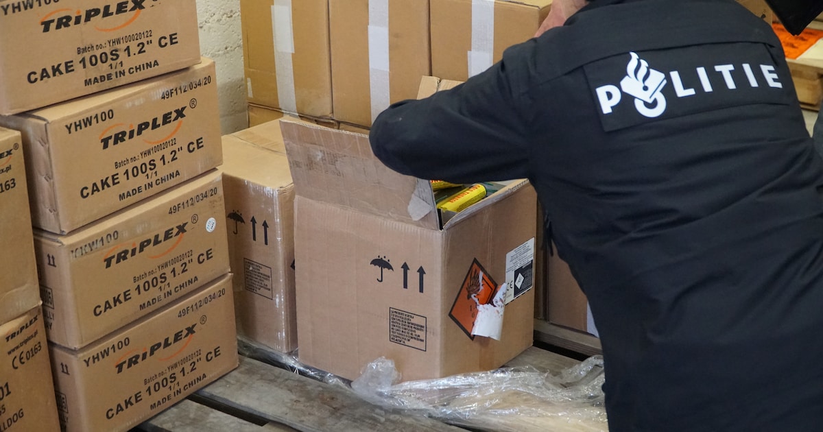 70 kilo zwaar vuurwerk in opslag in Woudenberg waar vaker illegale ...
