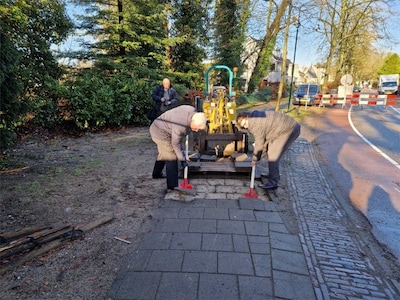 Werkzaamheden Vondellaan Baarn gestart: straat wordt fietsstraat met ruimte voor bomen