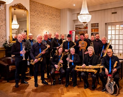 Bigband Kampen geeft optreden bij restaurant De Vier Jaargetijden