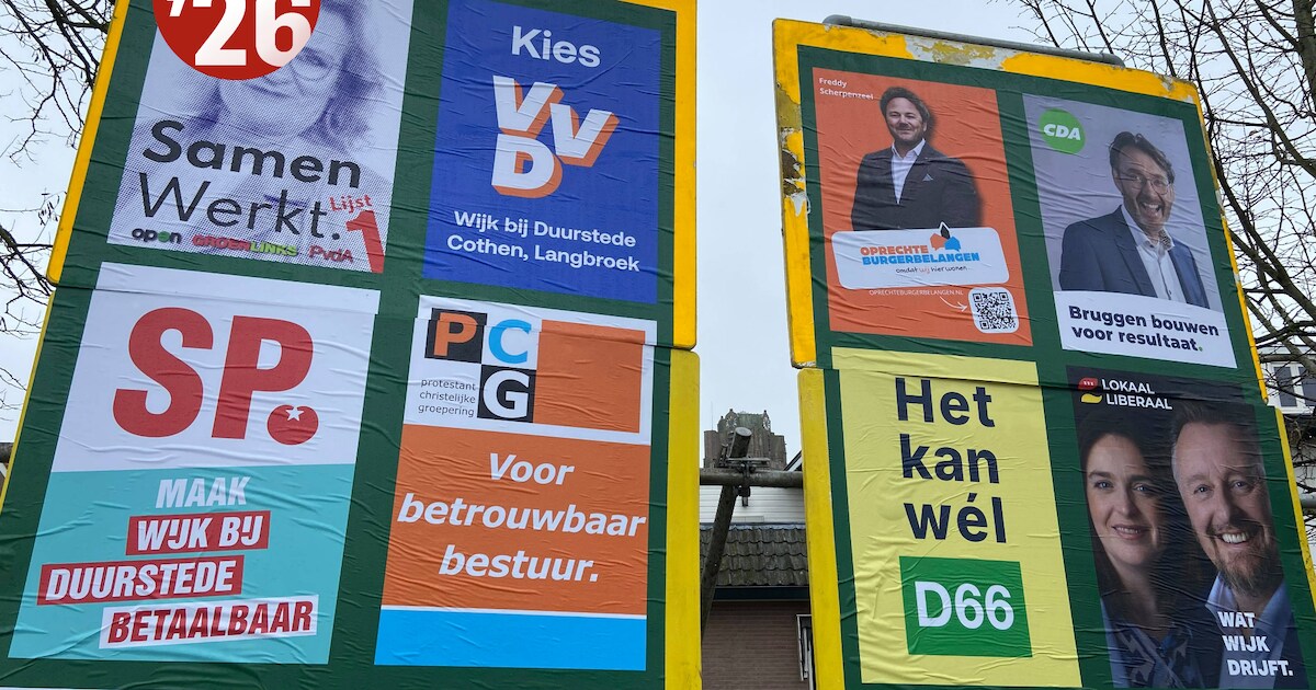 Politici wacht spannende uitslagenavond in Calypso Theater in Wijk bij Duurstede