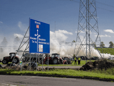Dit bolwerk van boerenprotest blijft de boeren trouw, maar trekt wel grens bij actie met hooibalen