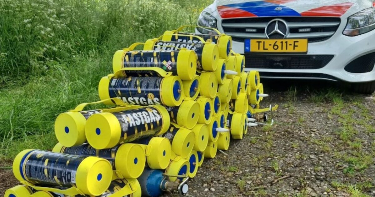 Politie sluit bedrijfspand in Oirsbeek voor zes maanden vanwege lachgashandel