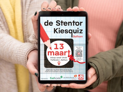 Doe mee aan de Kiesquiz van de Stentor in Dalfsen op vrijdag 13 maart!