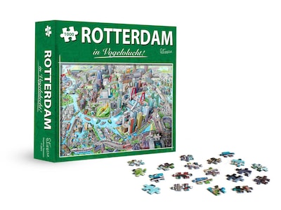 Puzzel Rotterdam in Vogelvlucht