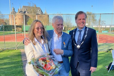 Koninklijke onderscheiding voor mede-oprichter van jubilerende Tennis & Padel Ammerzoden