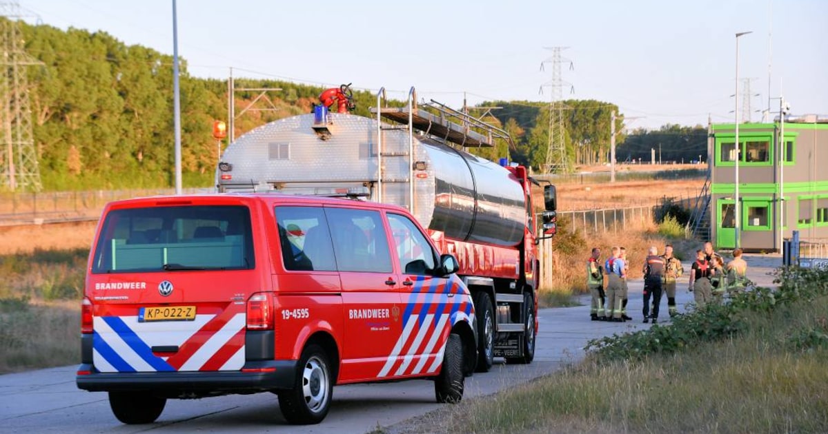 Afvalverwerker krijgt brand bij stortplaats in Nieuwdorp zelf onder controle
