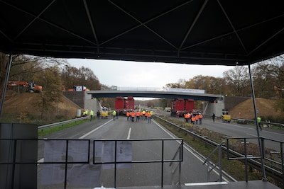 Duitse snelweg vlak over de grens gaat dicht omdat er een volledig nieuwe brug komt