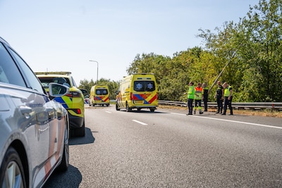 Automobilist (32) en hond overleden bij ongeval op A16 bij knooppunt Galder