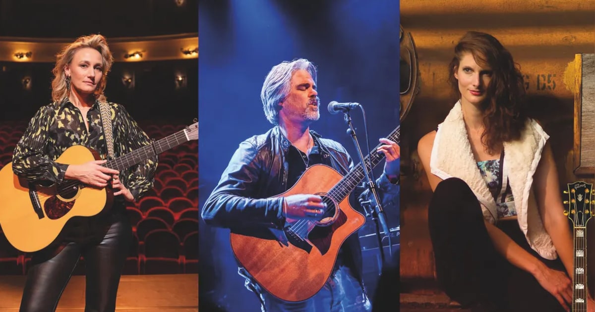 Drie songwriters geven inzicht in het schrijven een liedje in Schouwburg de Lawei in Drachten