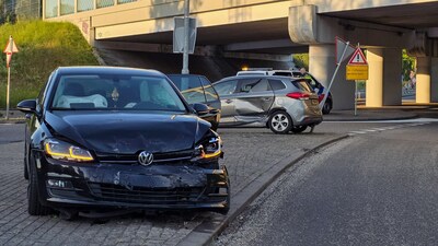 Flinke schade bij ongeval op de Copernicusweg in Dordrecht
