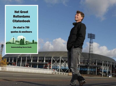 Herco verzamelt oneliners over Rotterdam, van de leukste maakte hij dit boek: ‘Alles wat mij triggert, sla ik op’