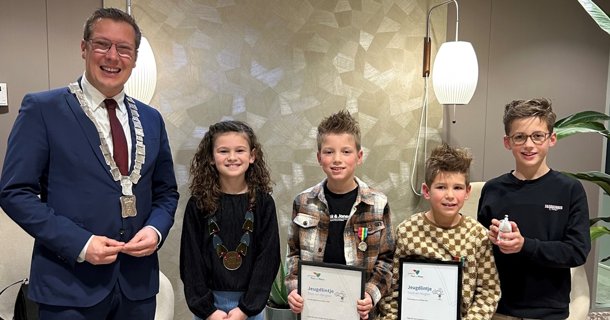 Jeugdlintje voor broers Teun en Noud uit Kessel