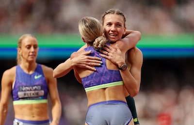 Net niet voor Femke Broeders-Bol op 800 meter in Londen: olympisch kampioene te sterk