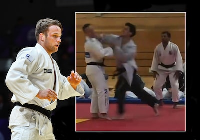 Judoka gaat na verloren wedstrijd door het lint en slaat tegenstander het ziekenhuis in