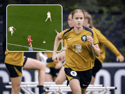 Alles met 180 km/u naar voren: als Oranje-nieuwkomer Sophie Proost de bal krijgt, moet je opletten