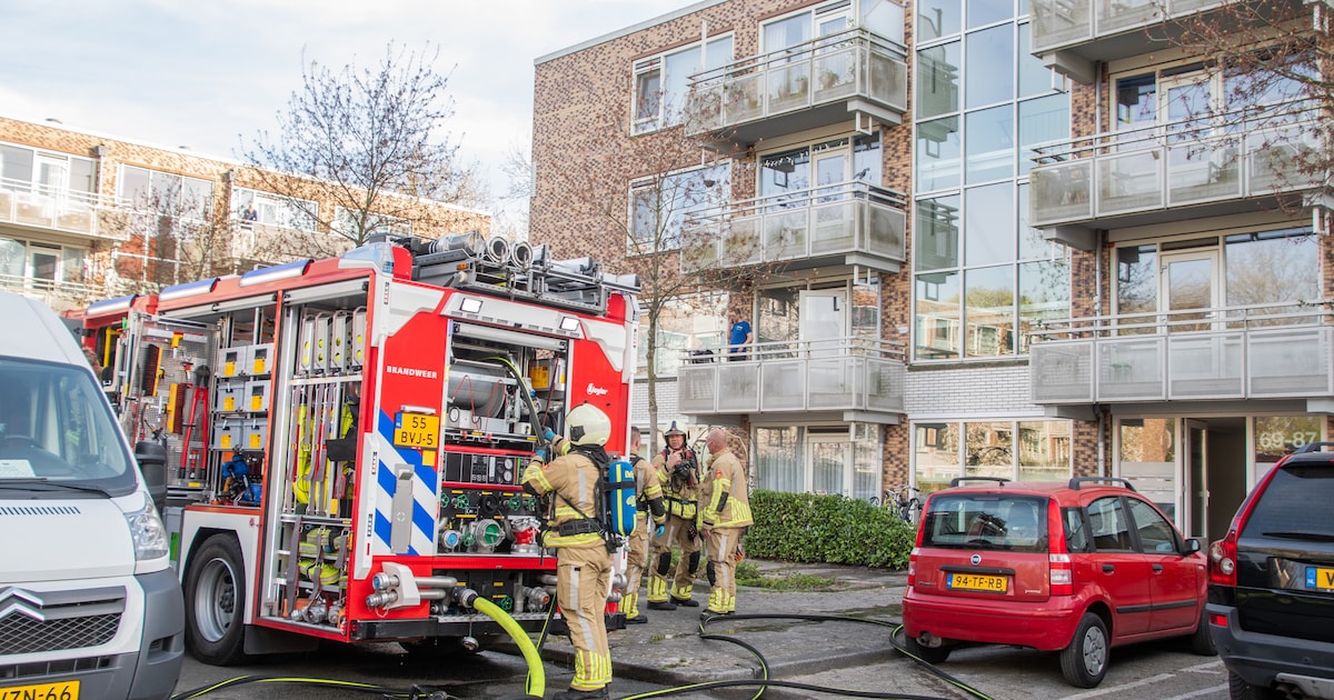 Fatbike vliegt in brand in berging van flat in Overvecht