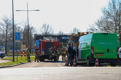 Gaslek zorgt voor overlast op Plein Westermaat in Hengelo