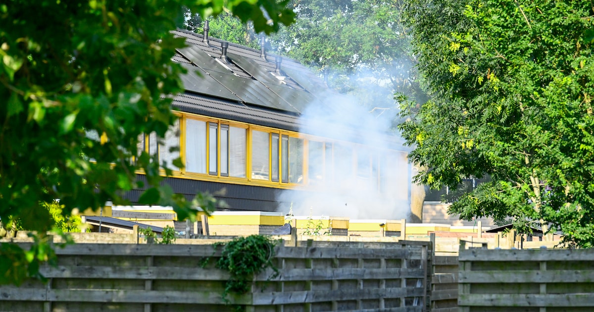 Brand bij woning op Skagerrak in Delfzijl