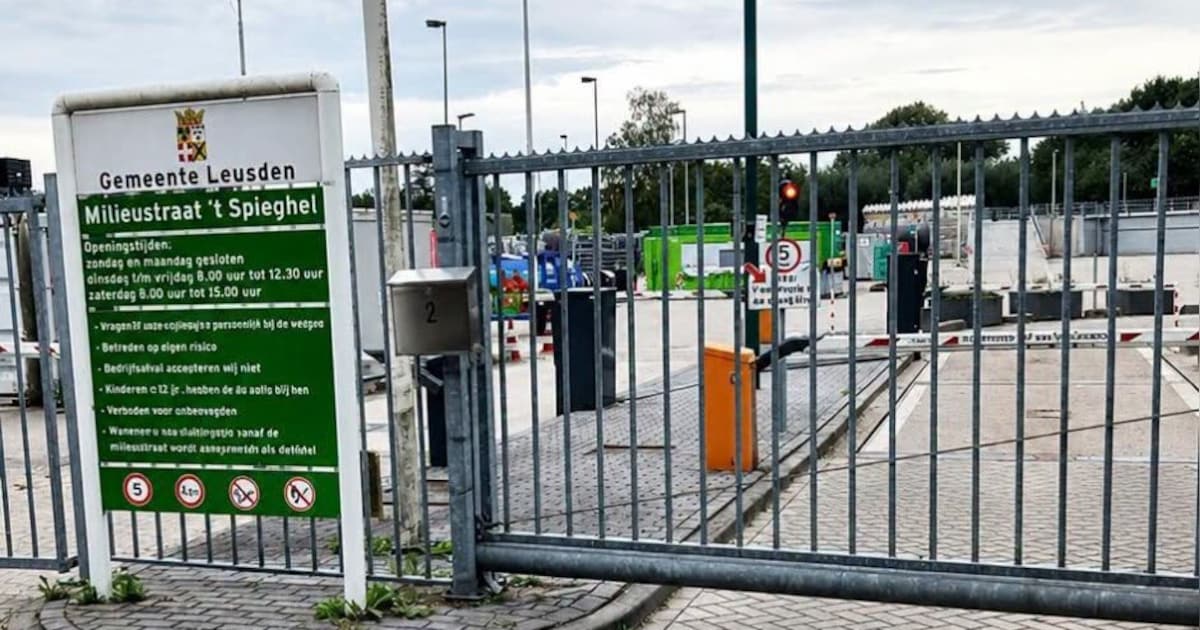 Milieustraat Leusden sluit vrijdag door werkzaamheden aan waterleiding