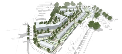 Nieuwe wijk in Borne fors groter: geen 55, maar 210 huizen op Jonge Poerink-terrein