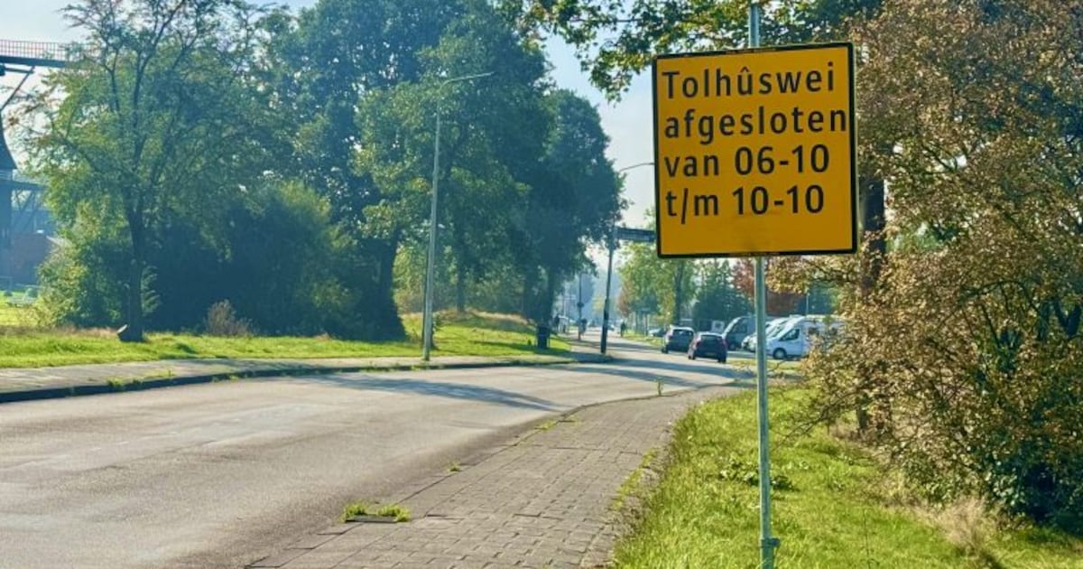 Tolhûswei in Joure volgende week afgesloten