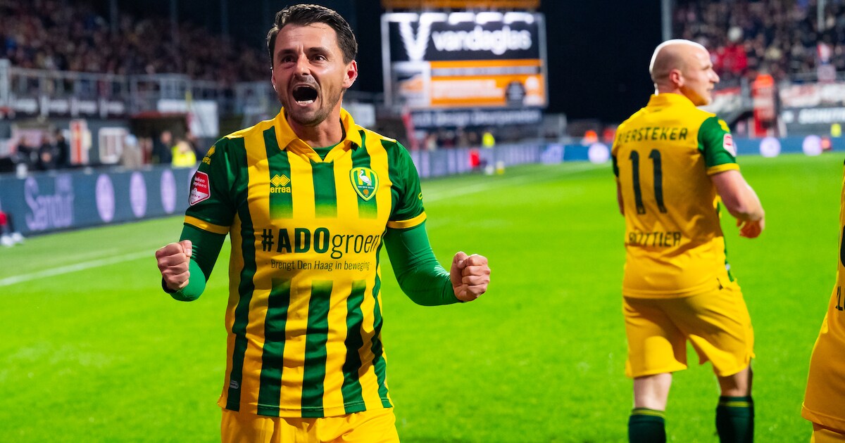 Daryl van Mieghem matchwinner ADO Den Haag: dinsdag promotiewedstrijd ...