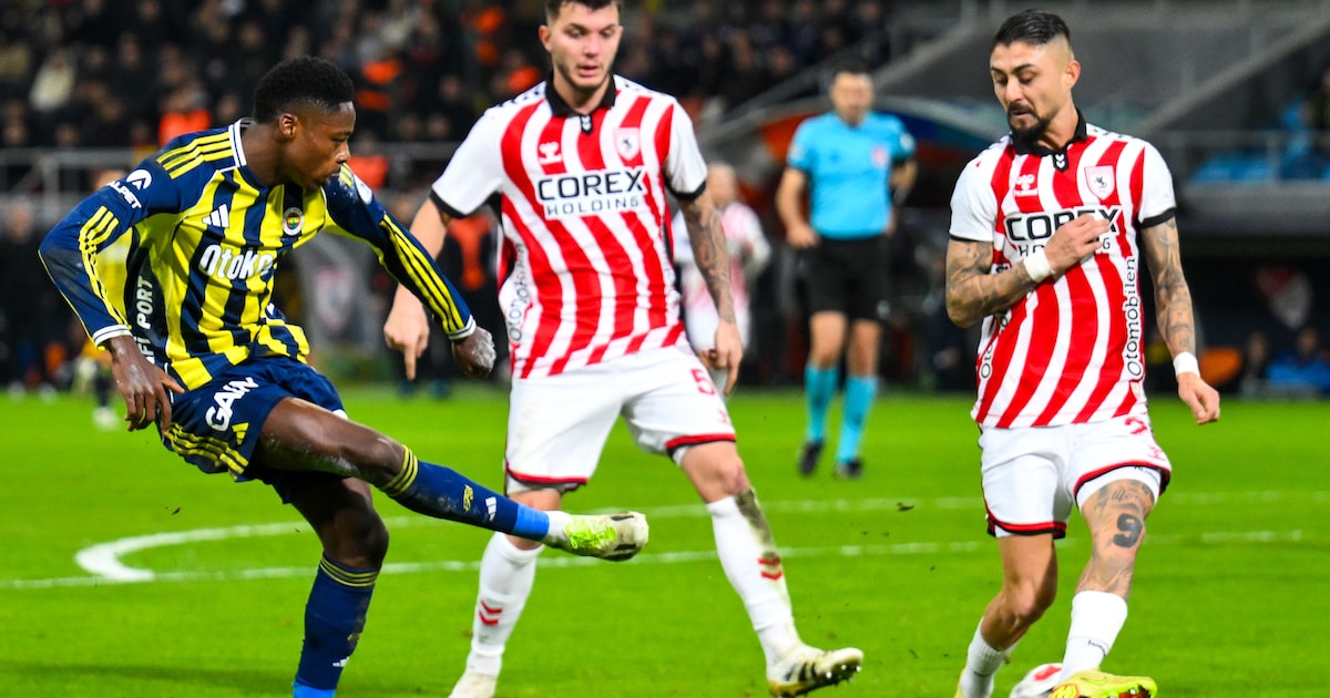 Zonder afwezige Rick van Drongelen grijpt Samsunspor naast ticket voor finale van Turkse Super Cup