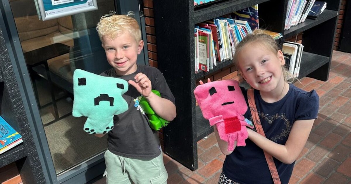 Kinderen kunnen zelf knuffels maken in bibliotheek Oostvoorne