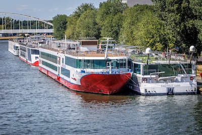 Cruiseschepen stranden in Utrecht door laag water, bewoners ergeren zich aan extreme drukte: ‘Kan he