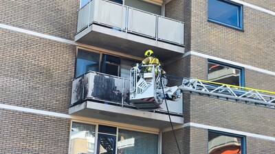 Brandje op balkon van huis aan Loudonstraat in Dordrecht snel geblust