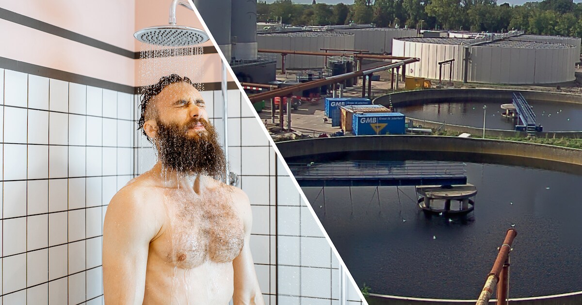 Hoe de temperatuur van water uit riool of kanaal huizen door de hele ...
