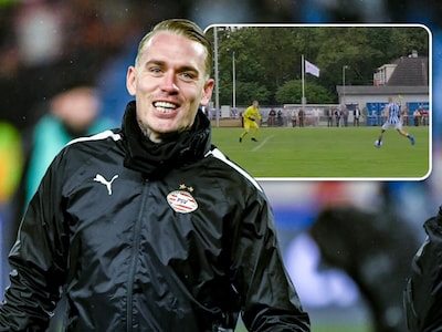 Oud-prof Rick Karsdorp opent seizoen met twee doelpunten bij de amateurs